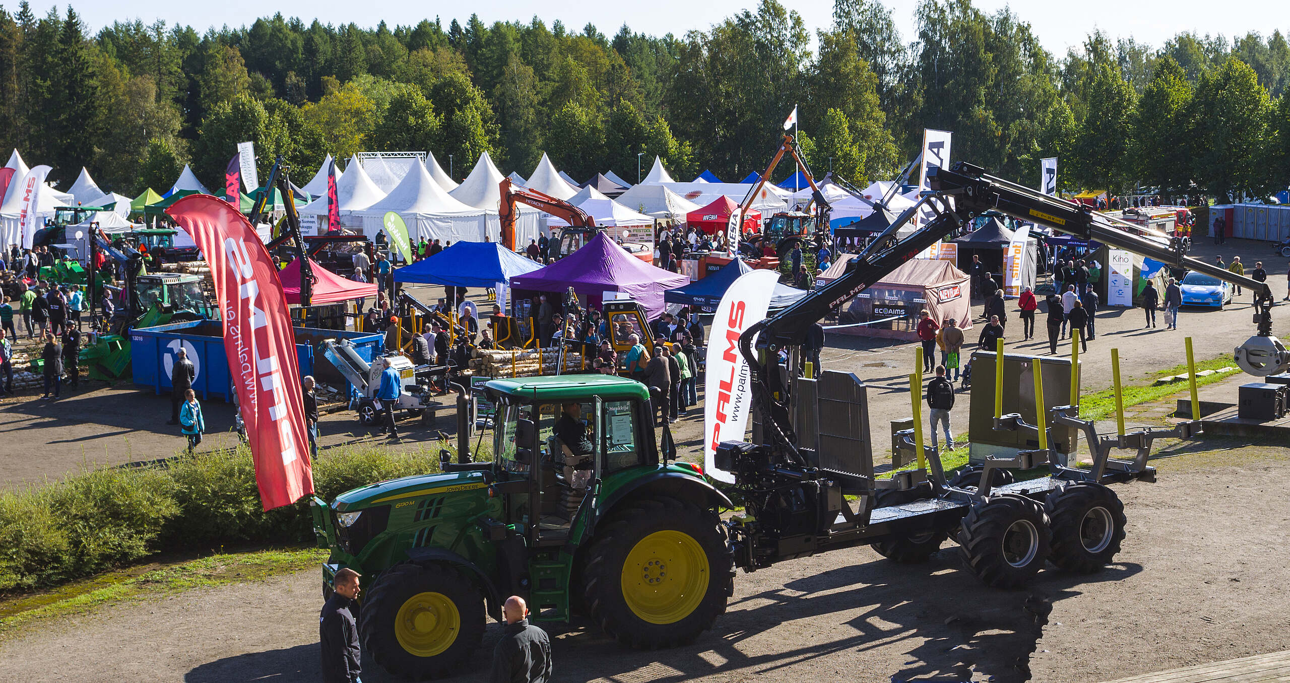 Silvadrones Silva Metsänäyttelyssä 2023 aluekuva